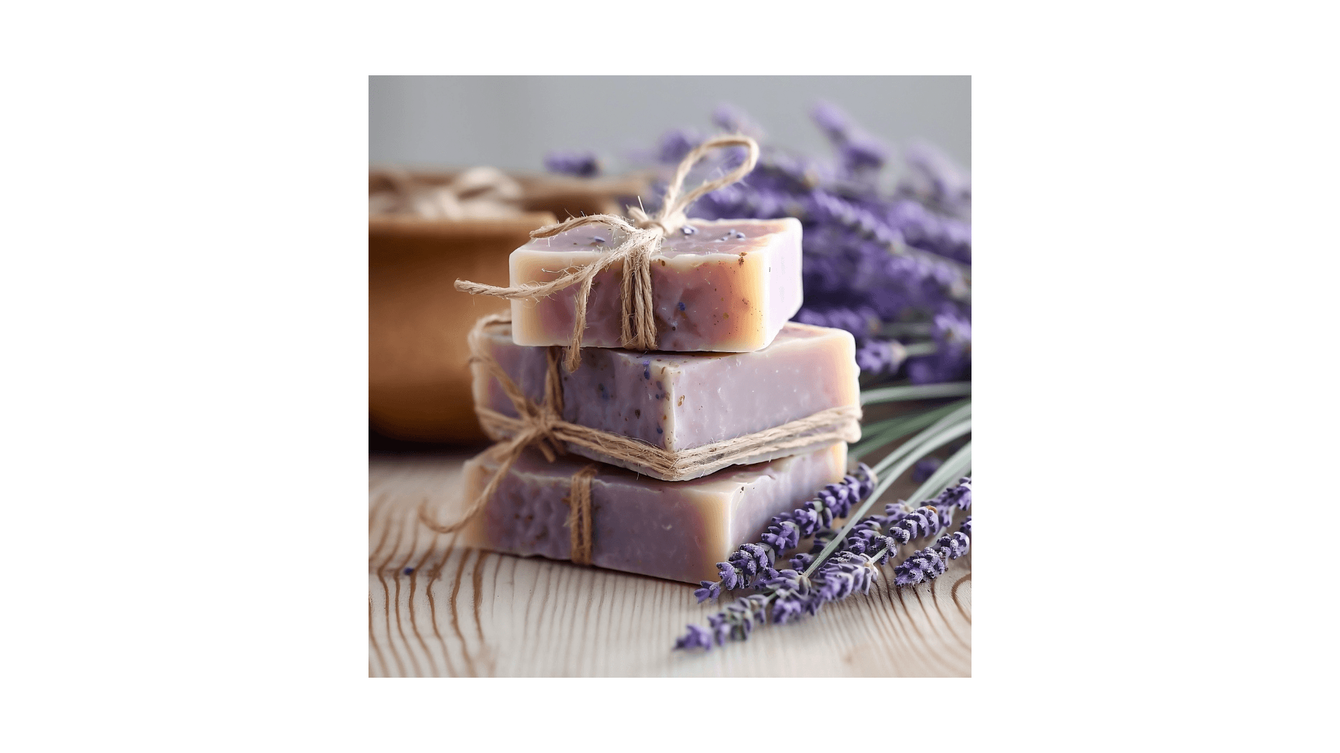 Handmade lavender soap